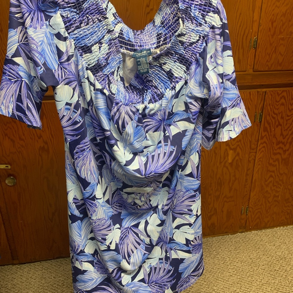 Leaf Print Dress